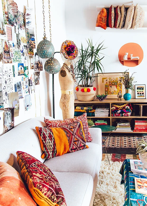 Rustic Storage Bookcase in Little Lounge Area