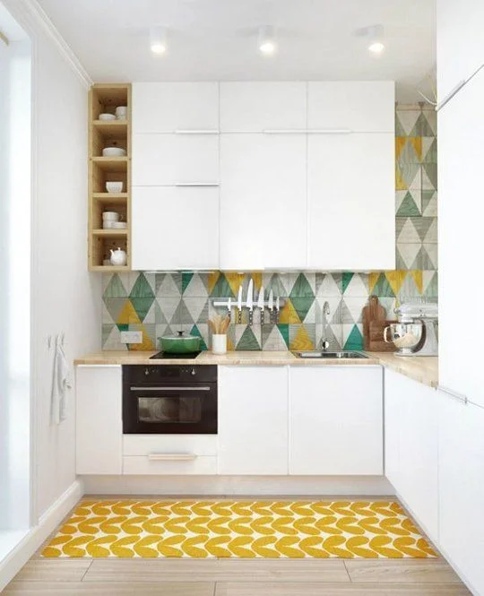 Small Colourful Kitchen