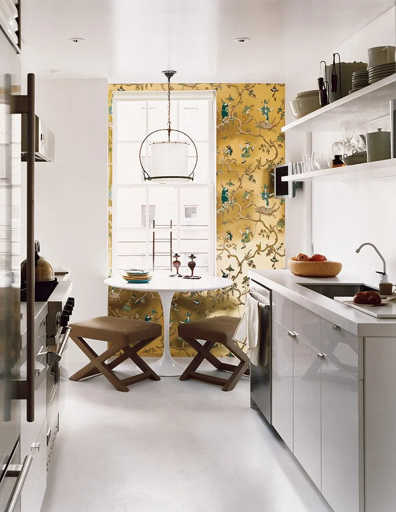 Small Galley Kitchen With Table