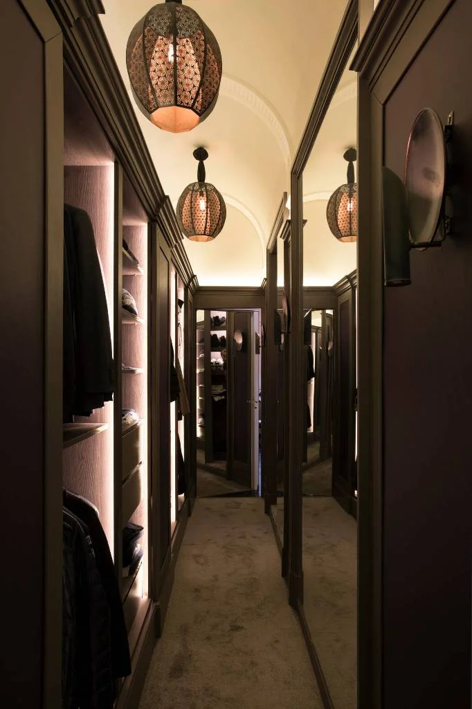 Wardrobe Dark Interior Design