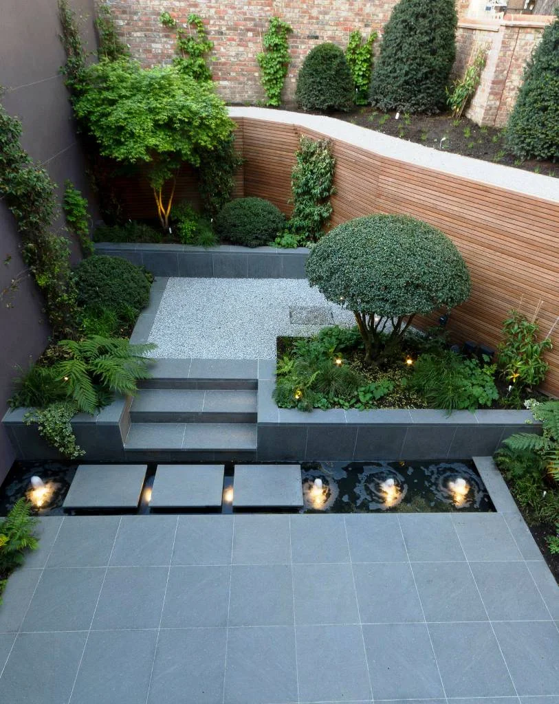 Water Crossing Path Backyard Landscaping Ideas