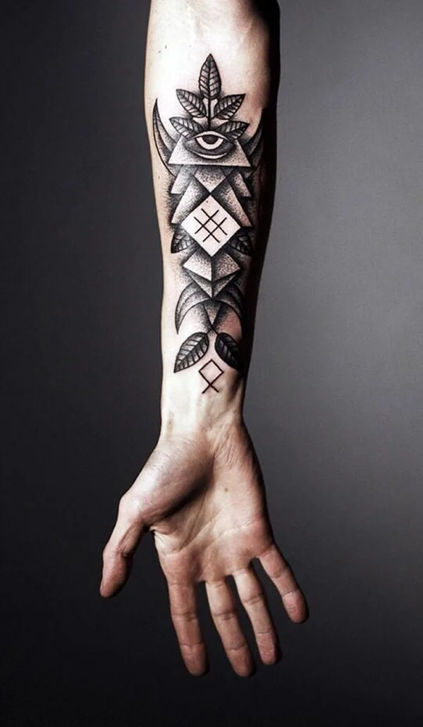 Seeing Eye Abstract Tattoo