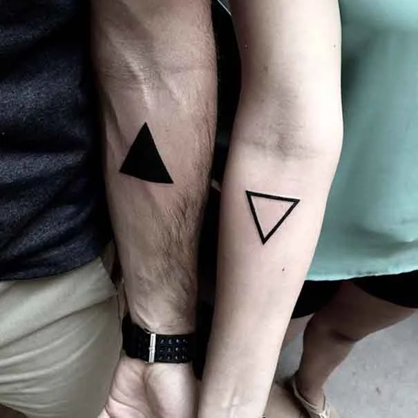 Triangle Couple Tattoo