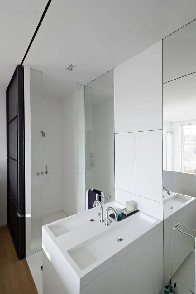 Amsterdam Loft Bathroom With Custom Sink