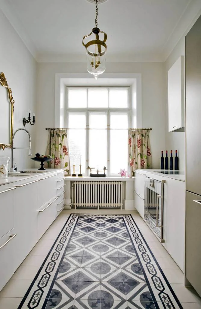 Patterned Kitchen Curtains Bright Kitchen