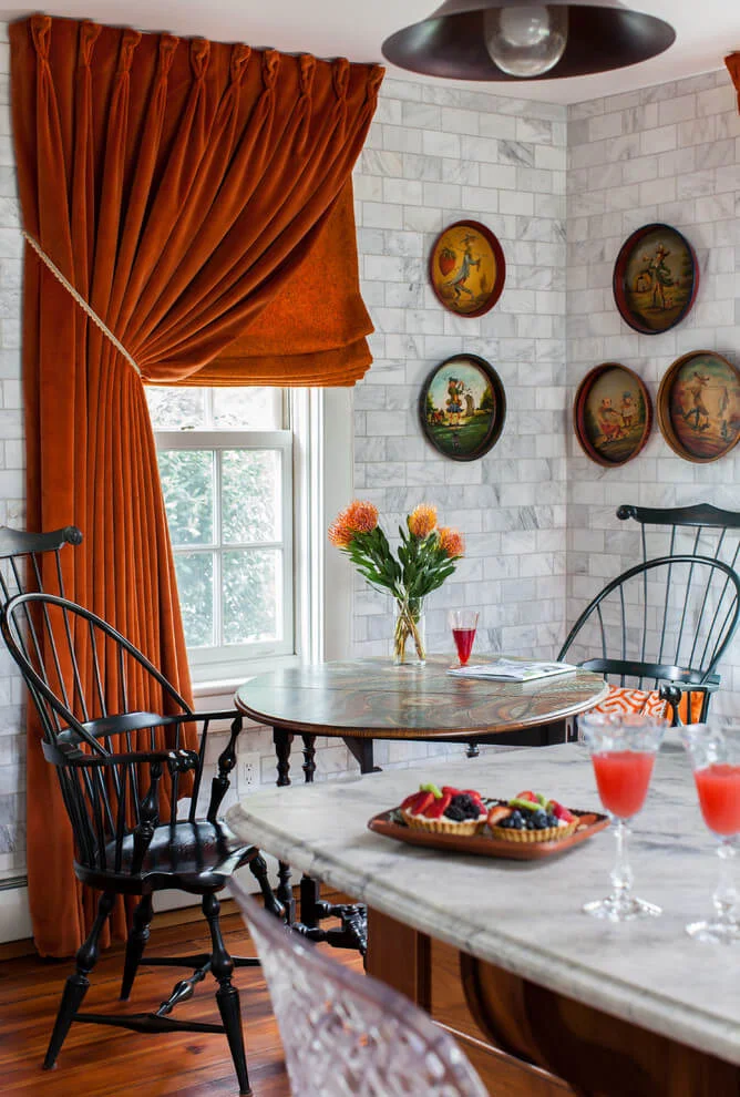 Silk Velvet Curtains Farmhouse Kitchen