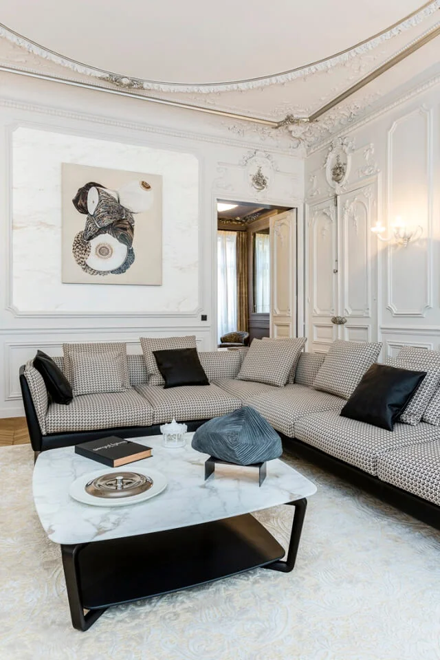 marble pattern coffee table