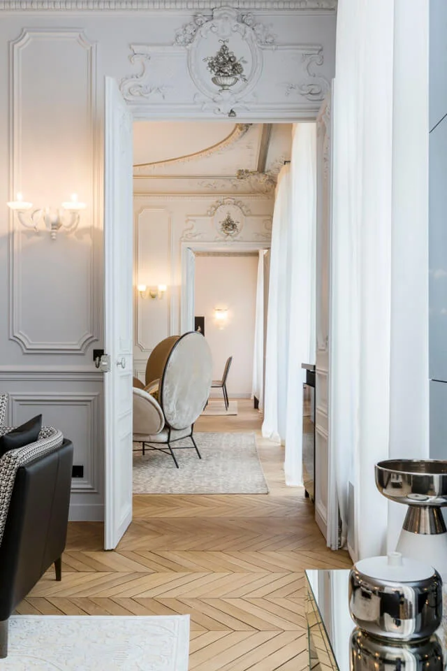 stunning original wooden parquet