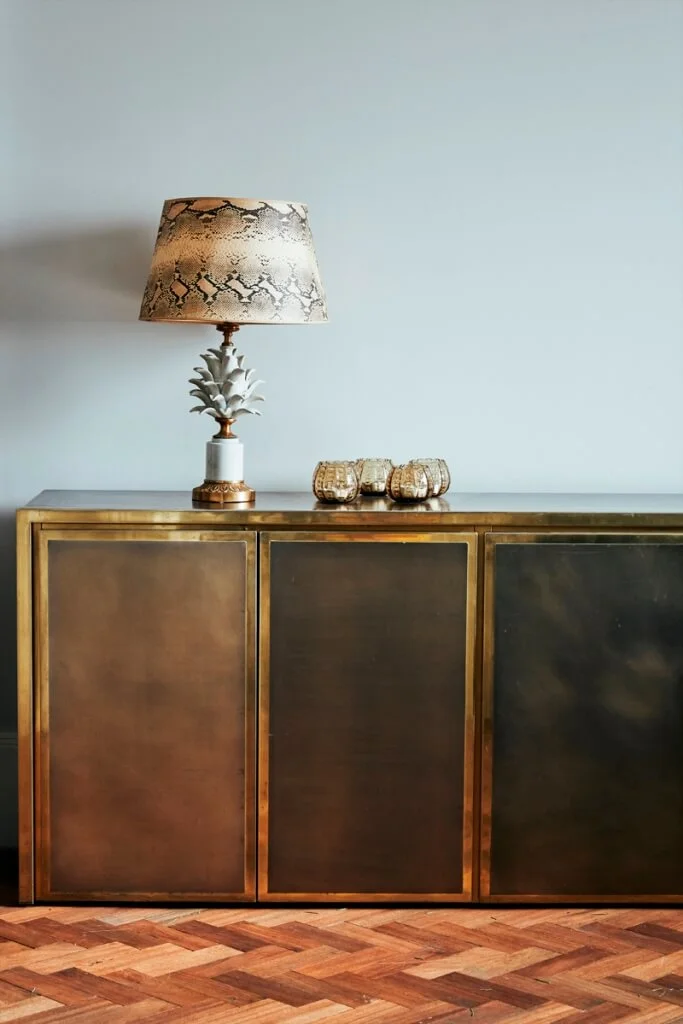 Reception room wall dresser victorian decor