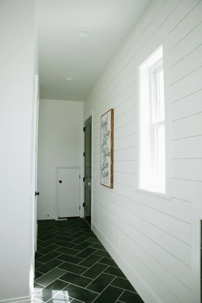 dark tiles interior decor