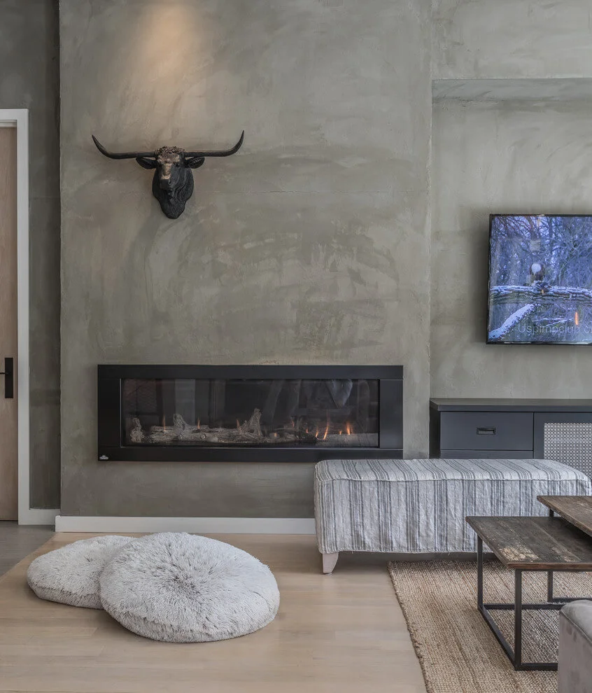 fireplace interior wall decor