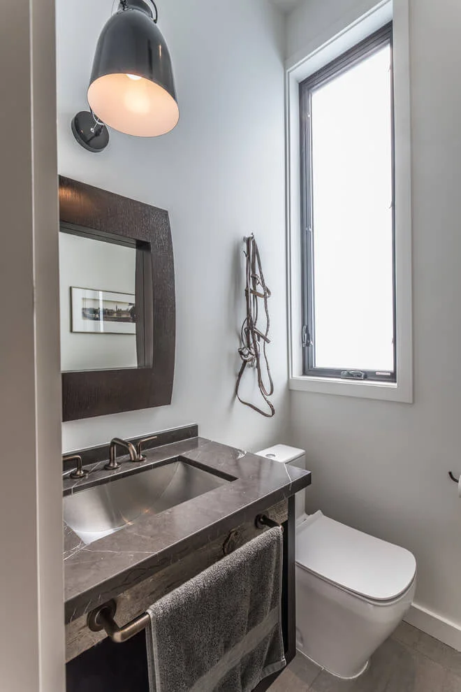large industrial lamp bathroom