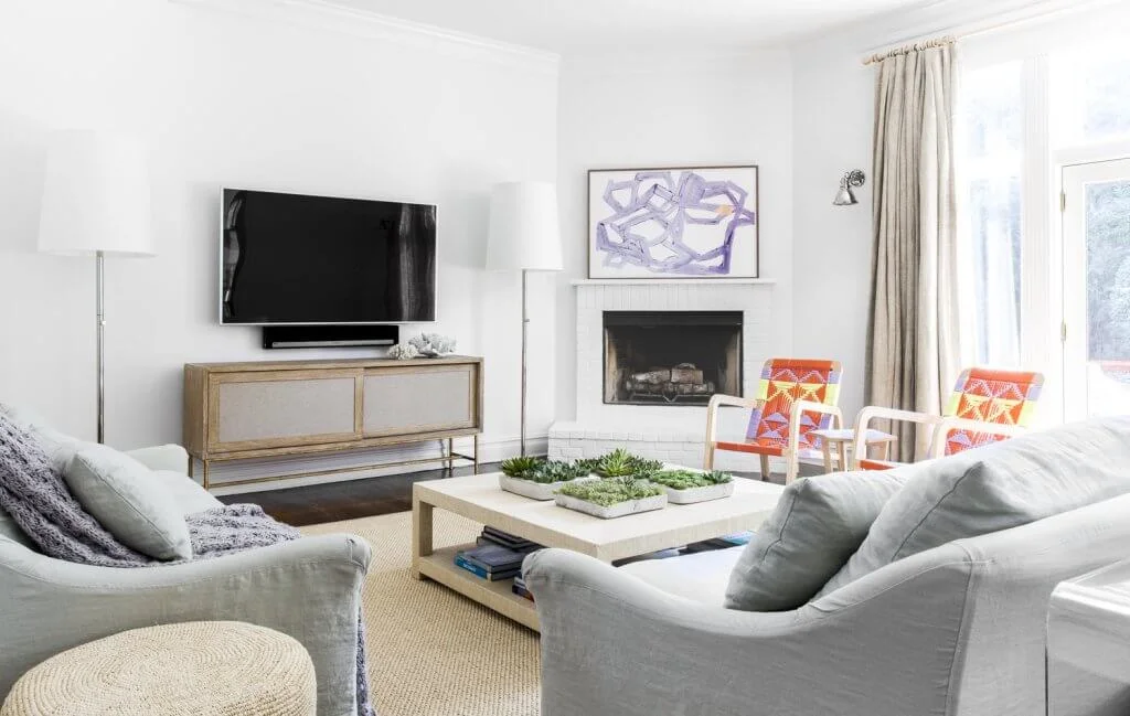 low key decor living room