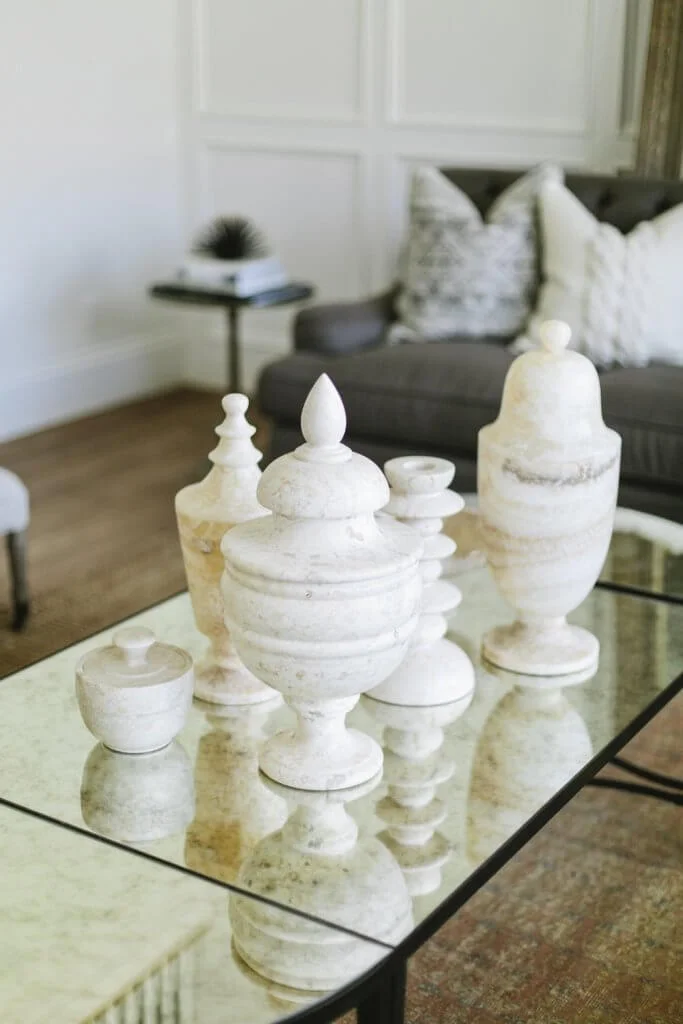 marble apothecary jars