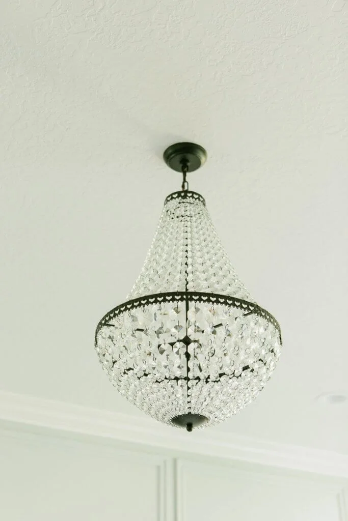 mia faceted crystal chandelier