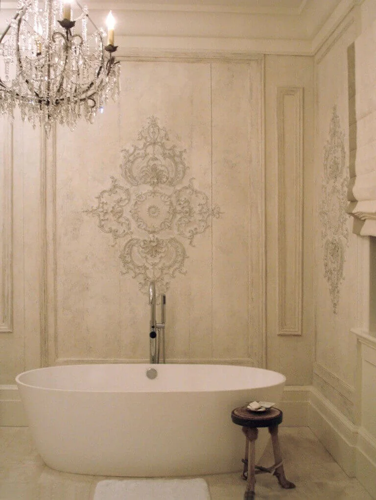 period paneling bathroom