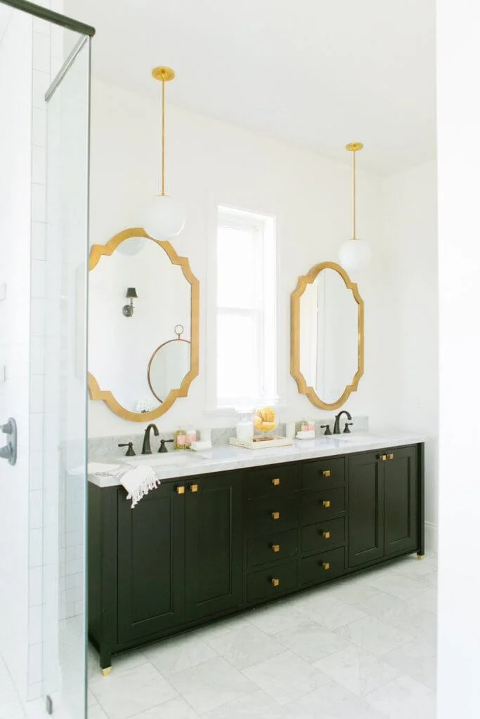 vanity dresser black