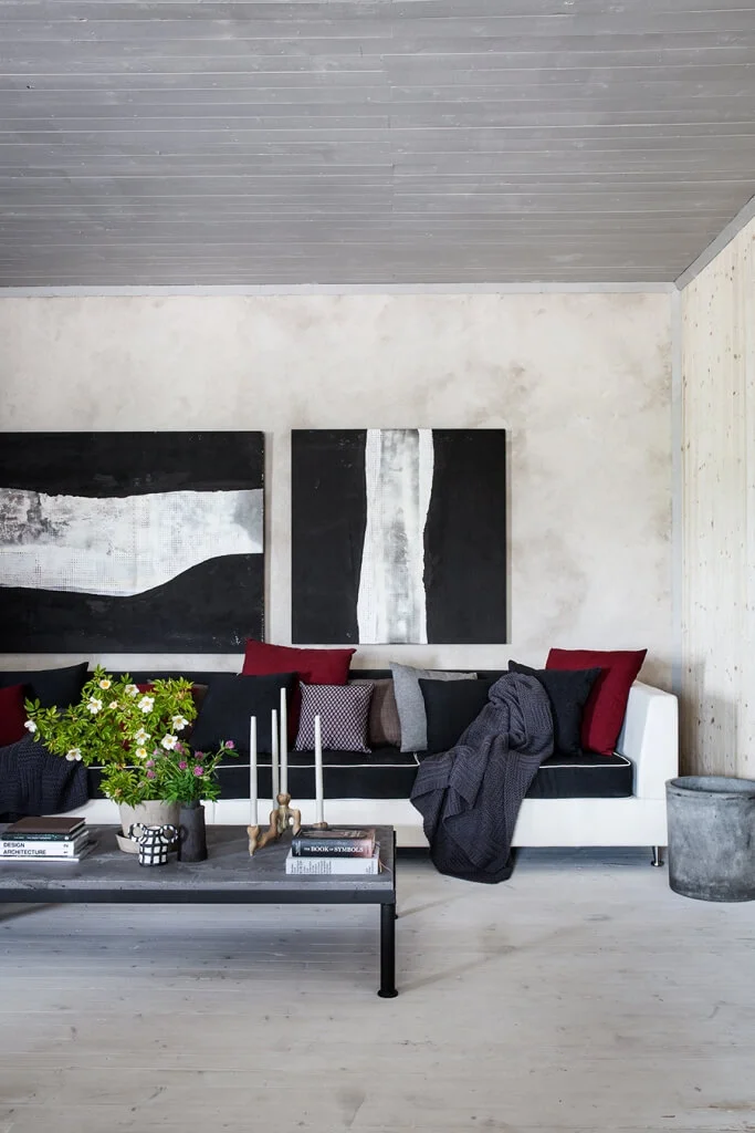 warm and cozy sofa