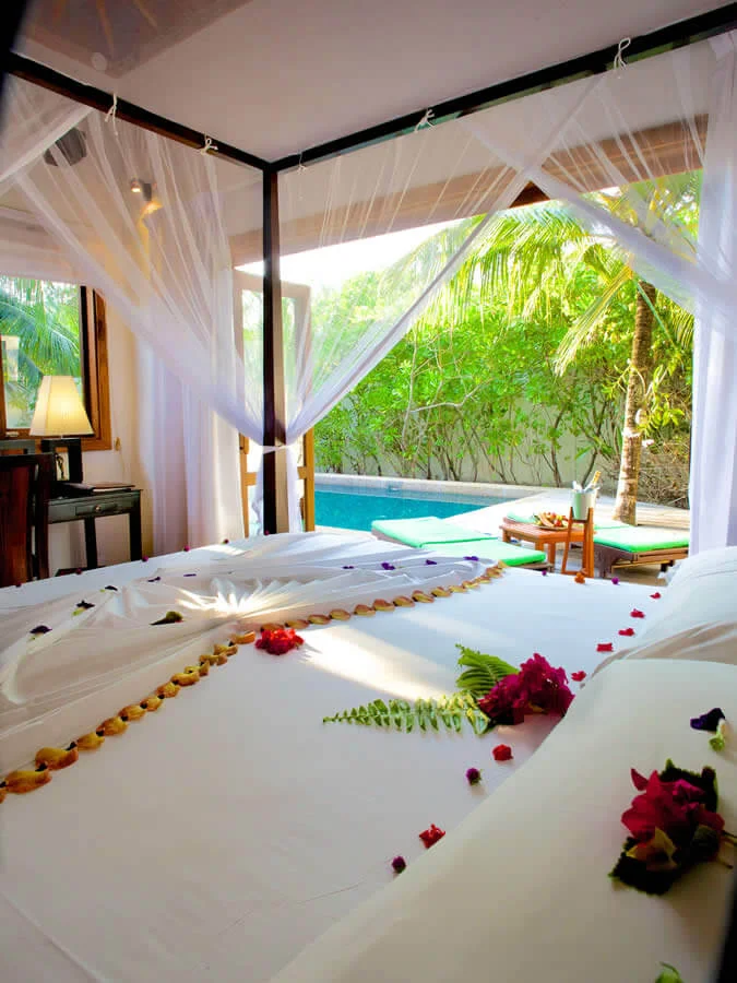 Kuredu Pool Villa Interior