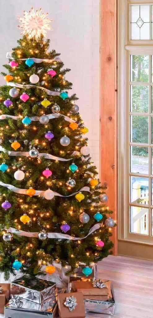 LED fairy lights in christmas trees