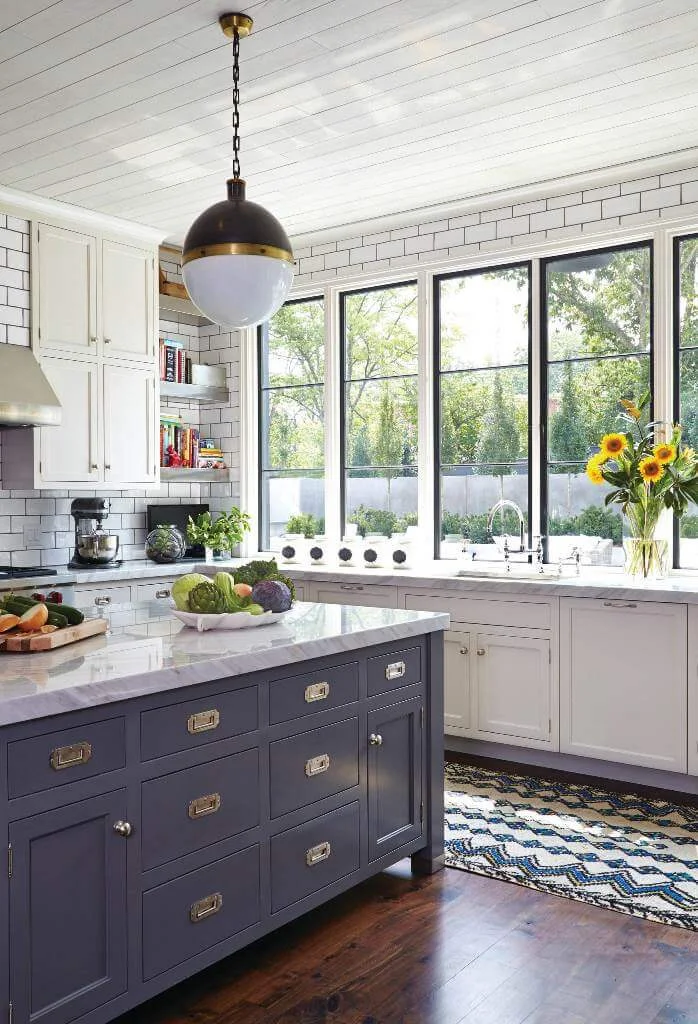 Large Size Panoramic Dimension Windows Kitchen