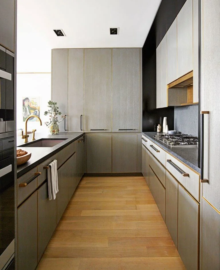 Rectangular U-shaped Small Kitchen