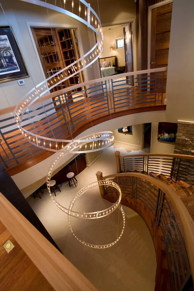 Stairway Ceiling Spiral Hanging Light