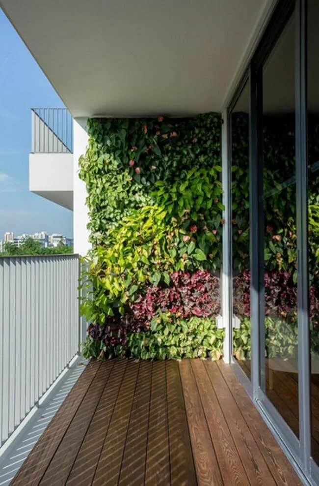 Vertical Garden Wall In Balcony