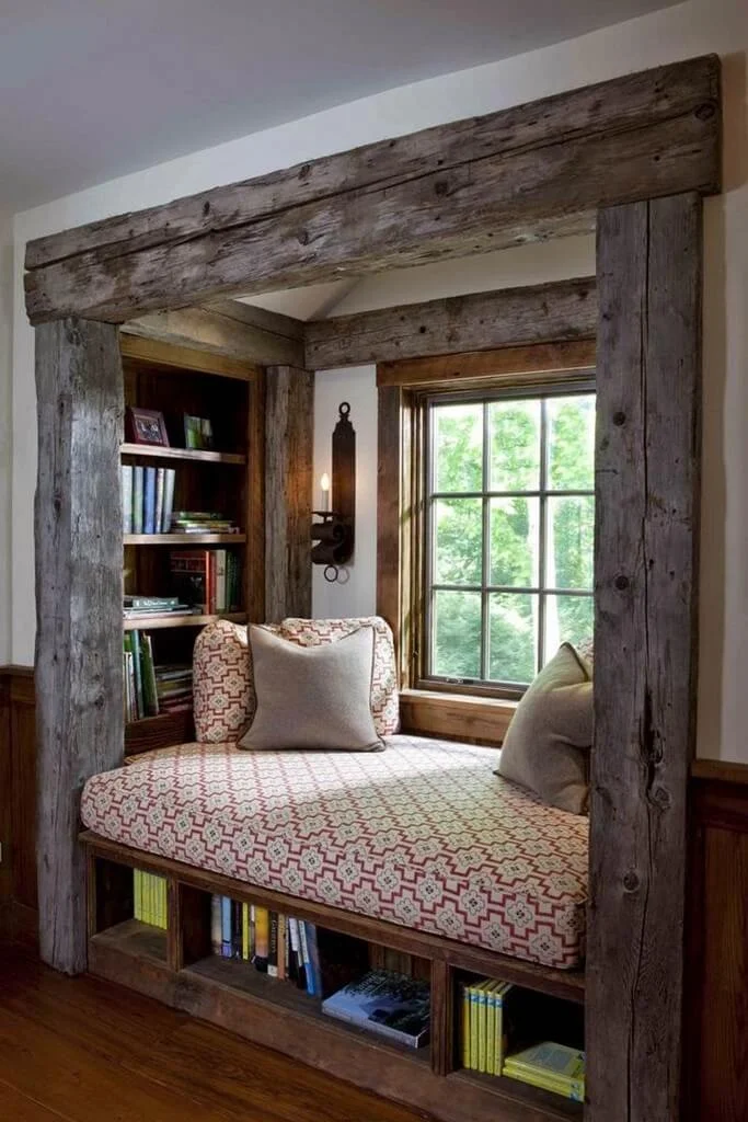 rustic farmhouse alcove design