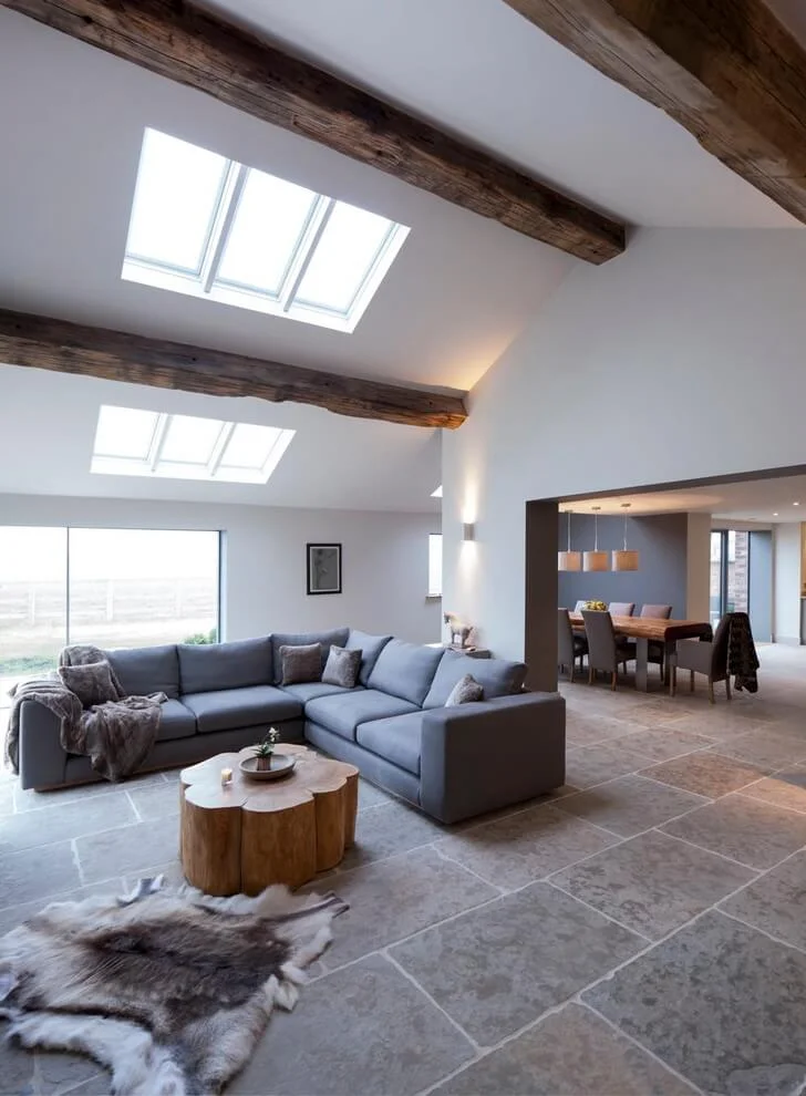 soft and calming living room