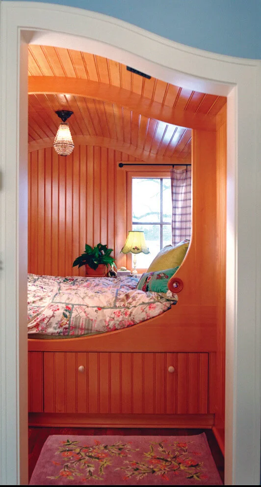 stylish and functional alcove bed