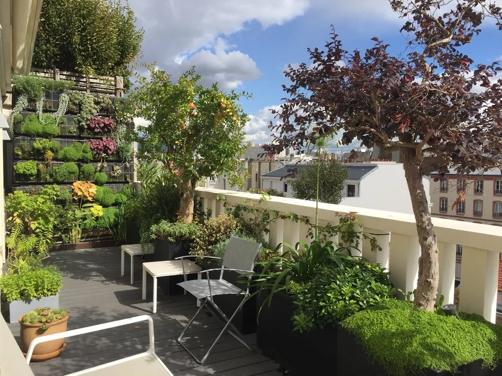 traditional large balcony design