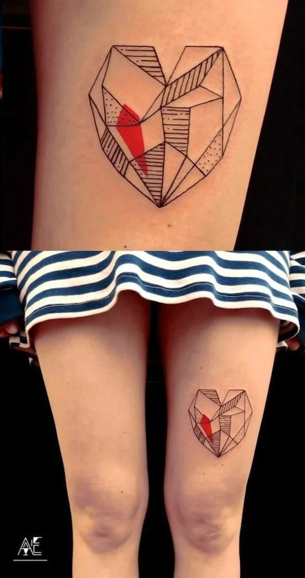 Above the Knee Tattoo