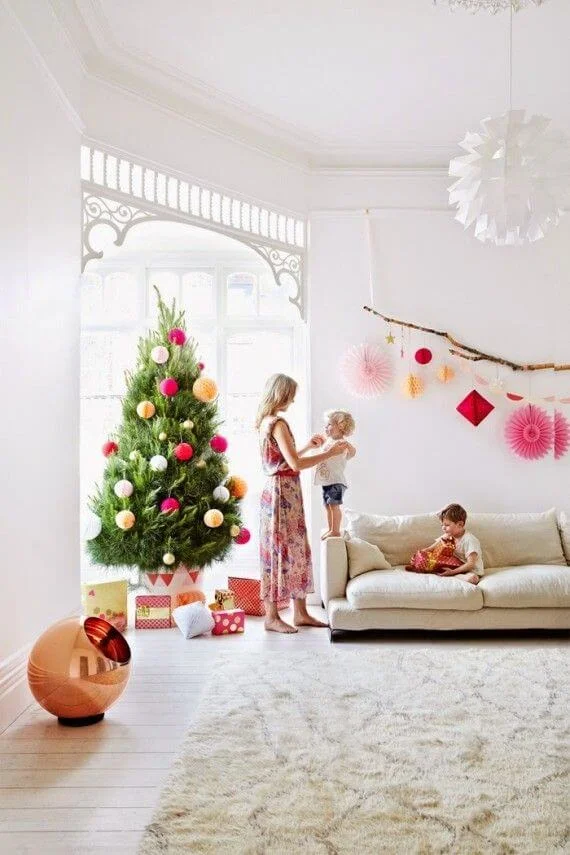 Colorful Christmas Holiday Decorations