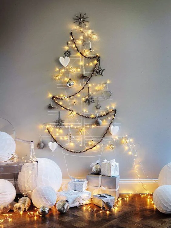 Contemporary Alternative Christmas Tree Decor