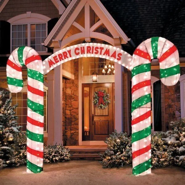 Front Porch Candy Cane Decoration