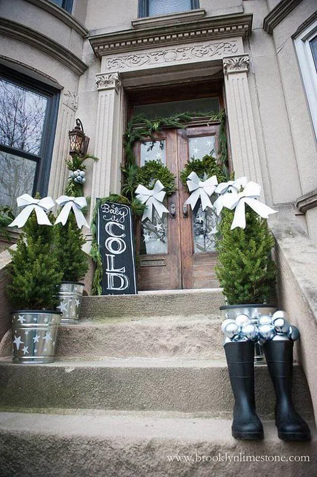 Front Porch Sliver White Decor