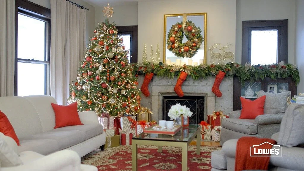 Gold Silver Beads Christmas Tree