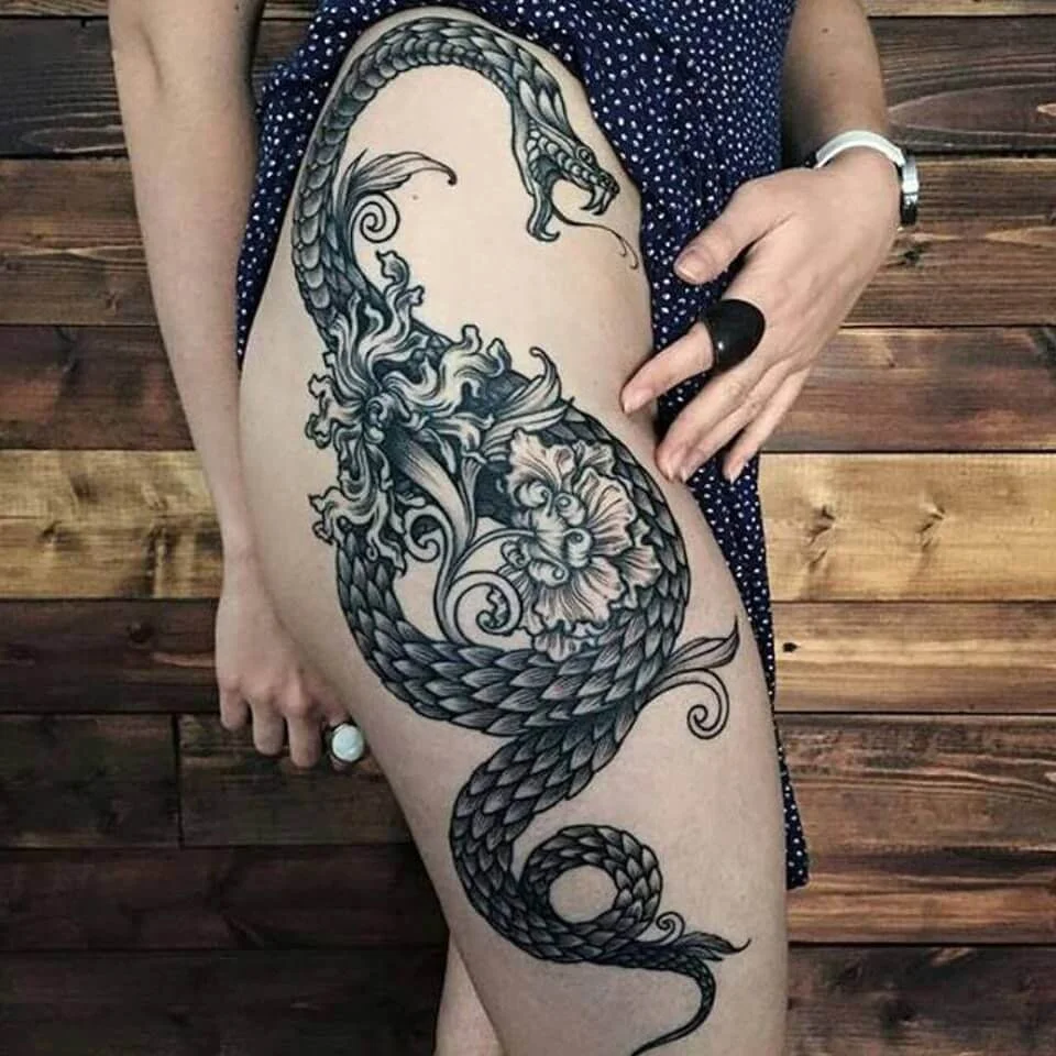 Dragon Tribal Tattoo