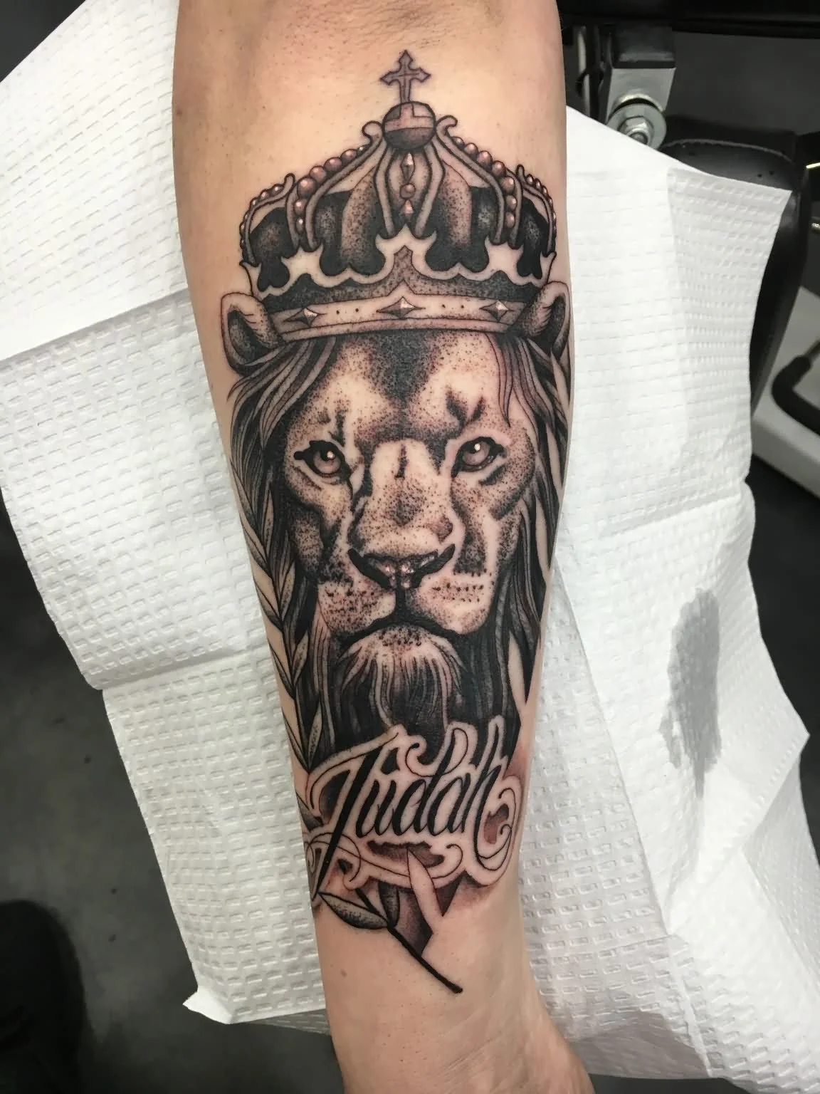 Lion Arm Tattoo