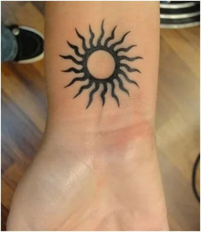 Tribal Sun Tattoo