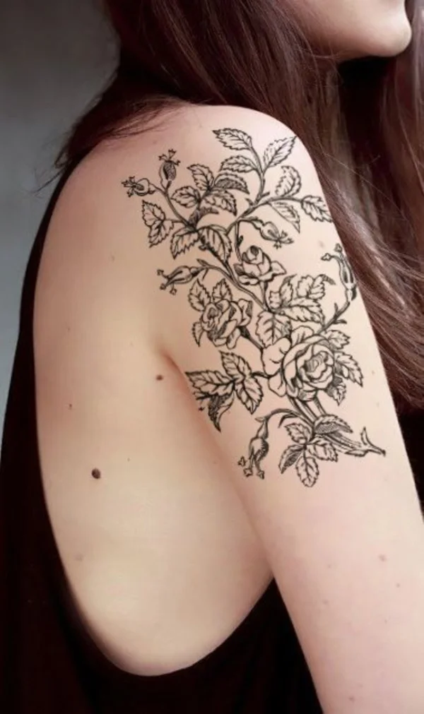 Floral Arm Tattoo