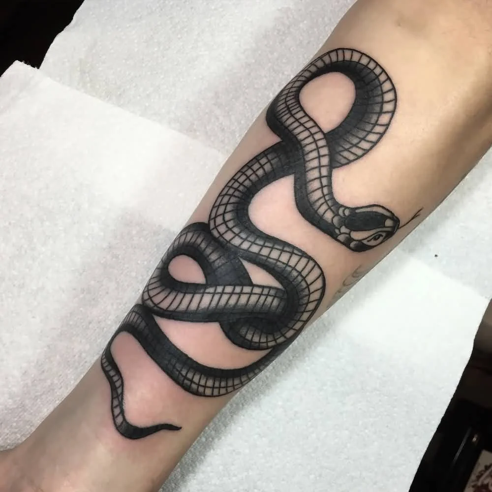 Snake Arm Tattoo