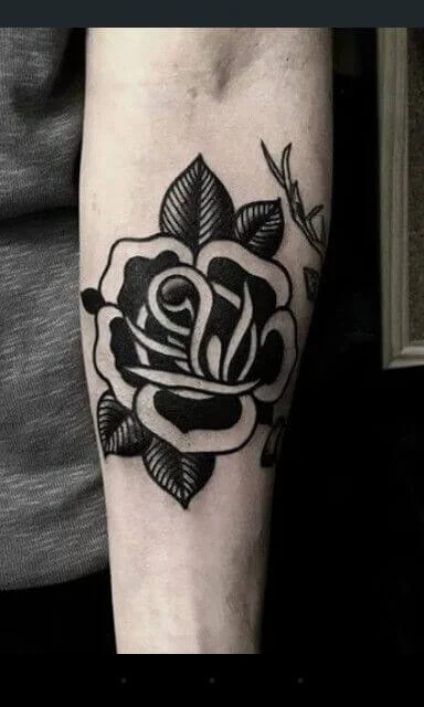 Tribal Rose Tattoo