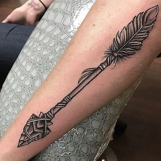 Tribal Arrow Tattoo