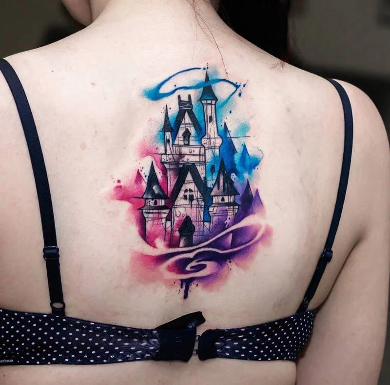 Disney Watercolor Tattoo