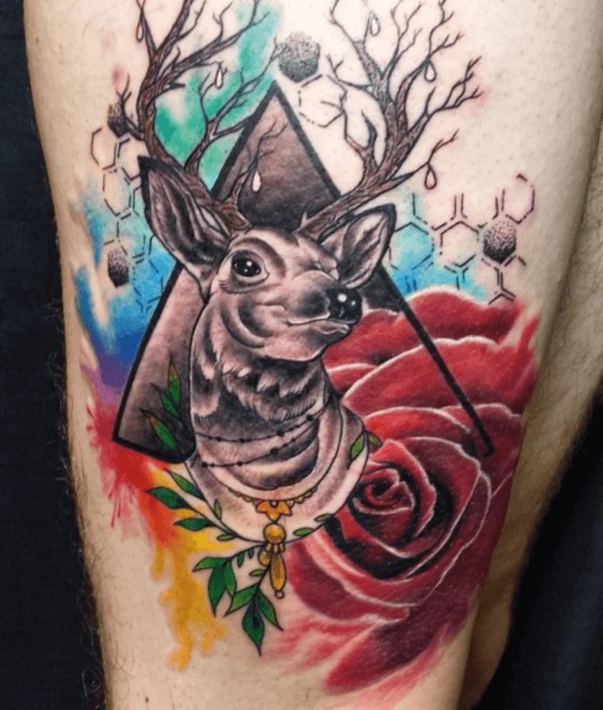 Animal Watercolor Tattoo