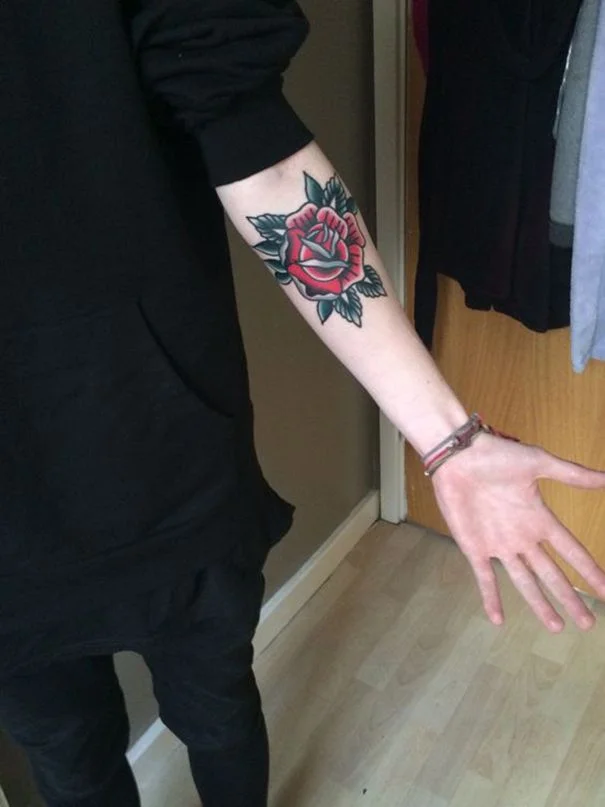 Old School Forearm Tattoo