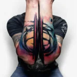 Forearm Watercolor Tattoo
