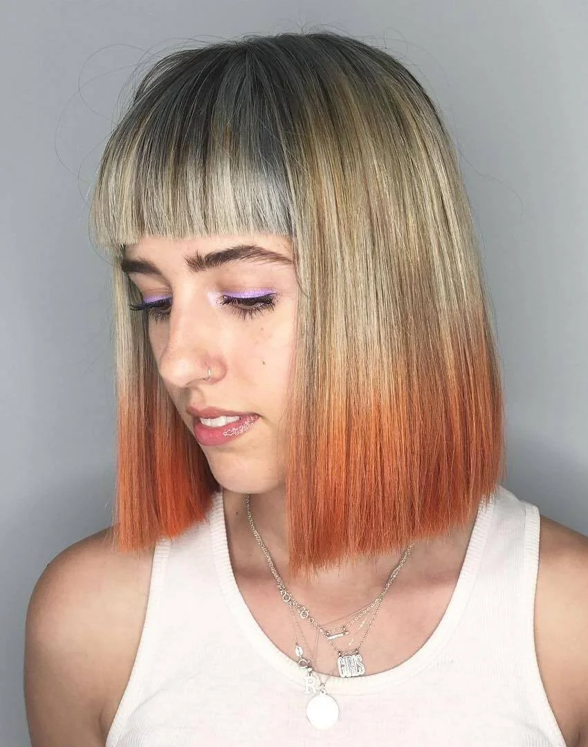 Bob Haircuts with Bangs